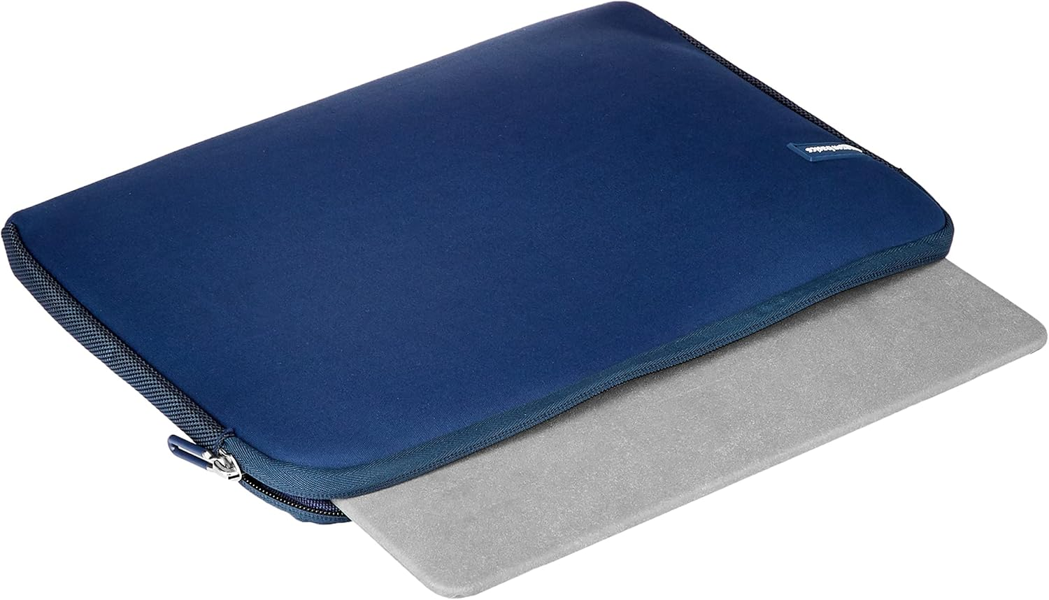 Amazon Basics 13.3-Inch Laptop Sleeve, Protective Case with Zipper - Navy Blue image number 7