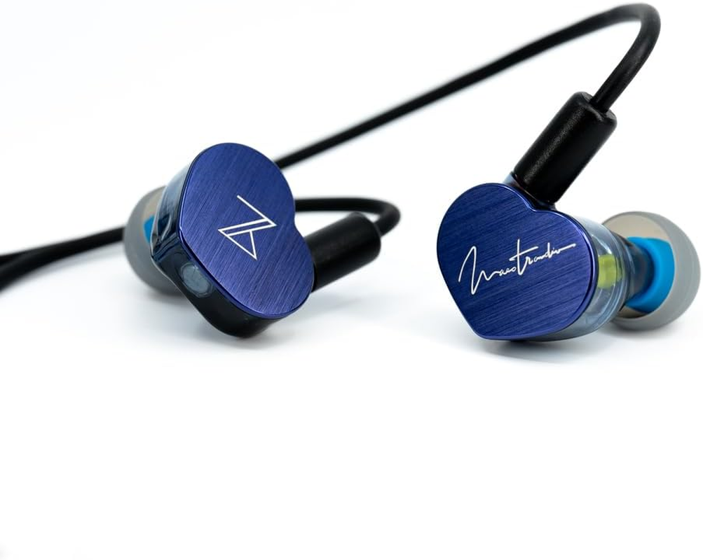 Maestraudio MA910SR Maestro Blue [0.4 Inch (10 Mm) Graphene-Coated Dynamic Driver Earbuds with Passive Ceramic Coated Tweeter, RST & HDSS, Made in Japan, Aluminum Faceplate, Pentaconn Ear Cable image number 5