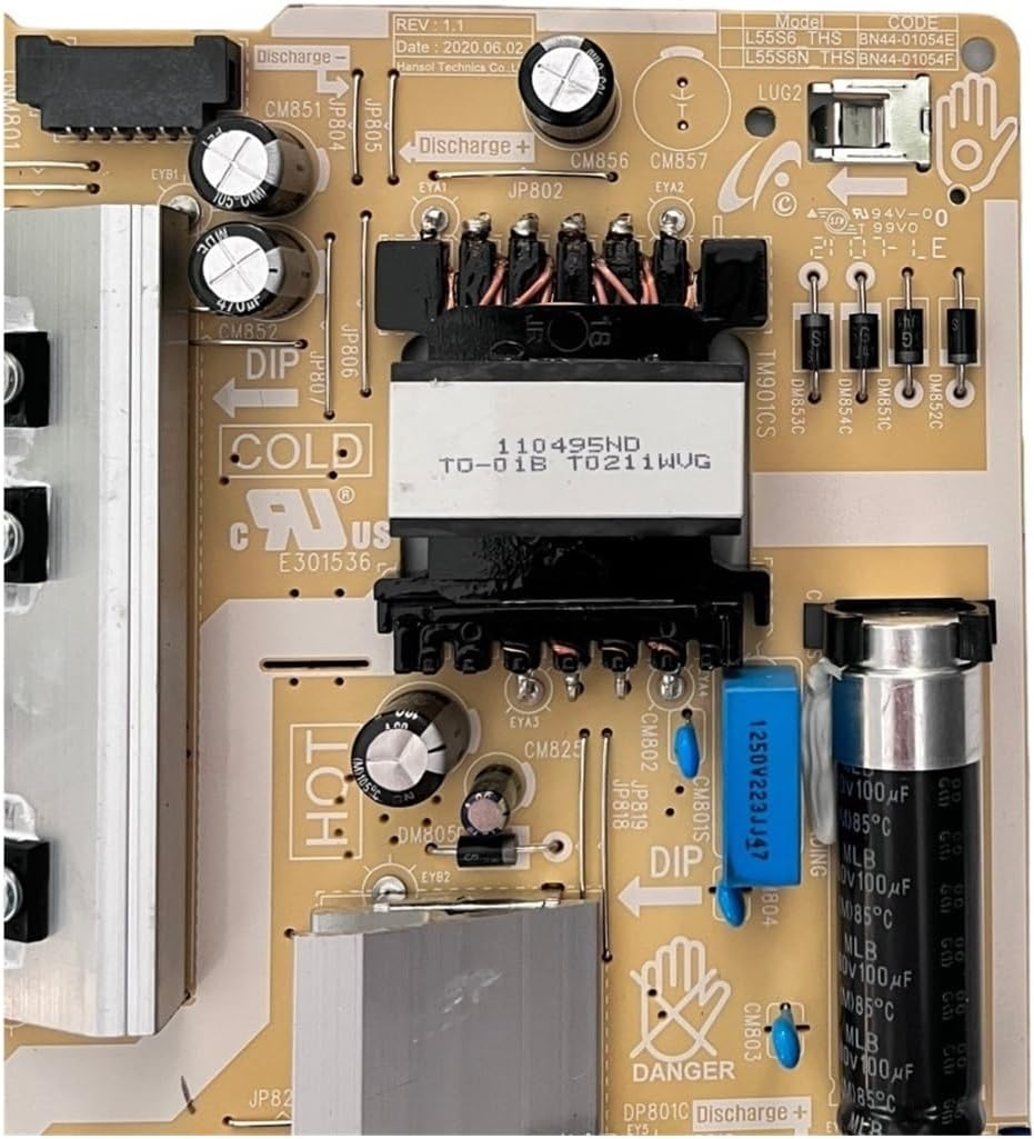 Genuine TV Power Supply Board L55S6N_ THS BN44-01054F = BN44-01054E Works Properly for Tvs UN50TU8000FXZA TV Accessories image number 1