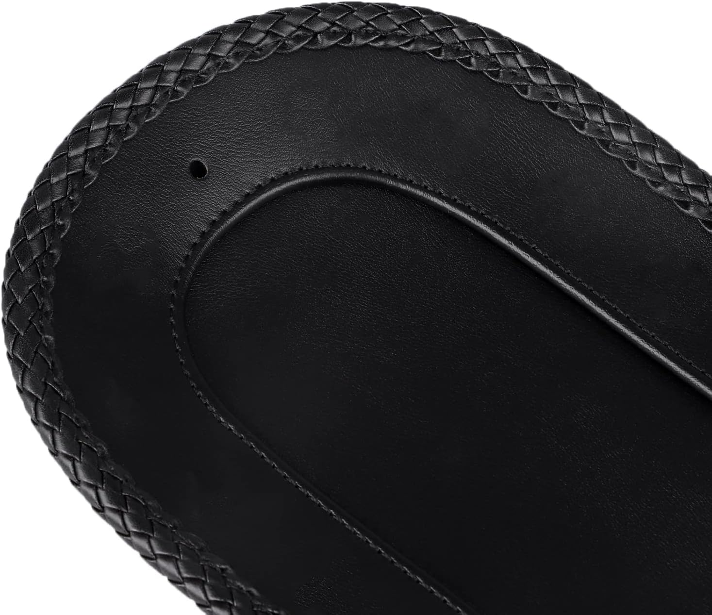 Black Motorcycle PU Leather Rear Fender Bib Leather Solo Seat for Harley Springer Softail Heritage Classic FLSTC EFI FLSTCI 2006-2017 image number 1