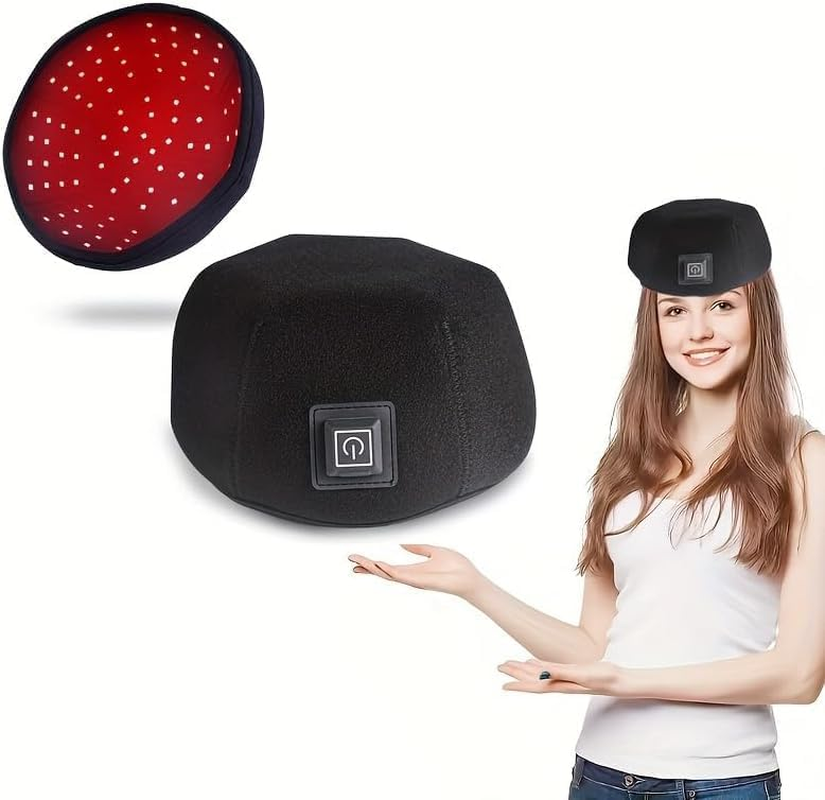 MINYI Ired Light Therapy for Hair Growth,Red Light Hair Growth System,Fda Cleared for Hair Loss in Men & Women,Advanced Hair Regrowth System,Red Light Therapy Cap. (Black 02) image number 2