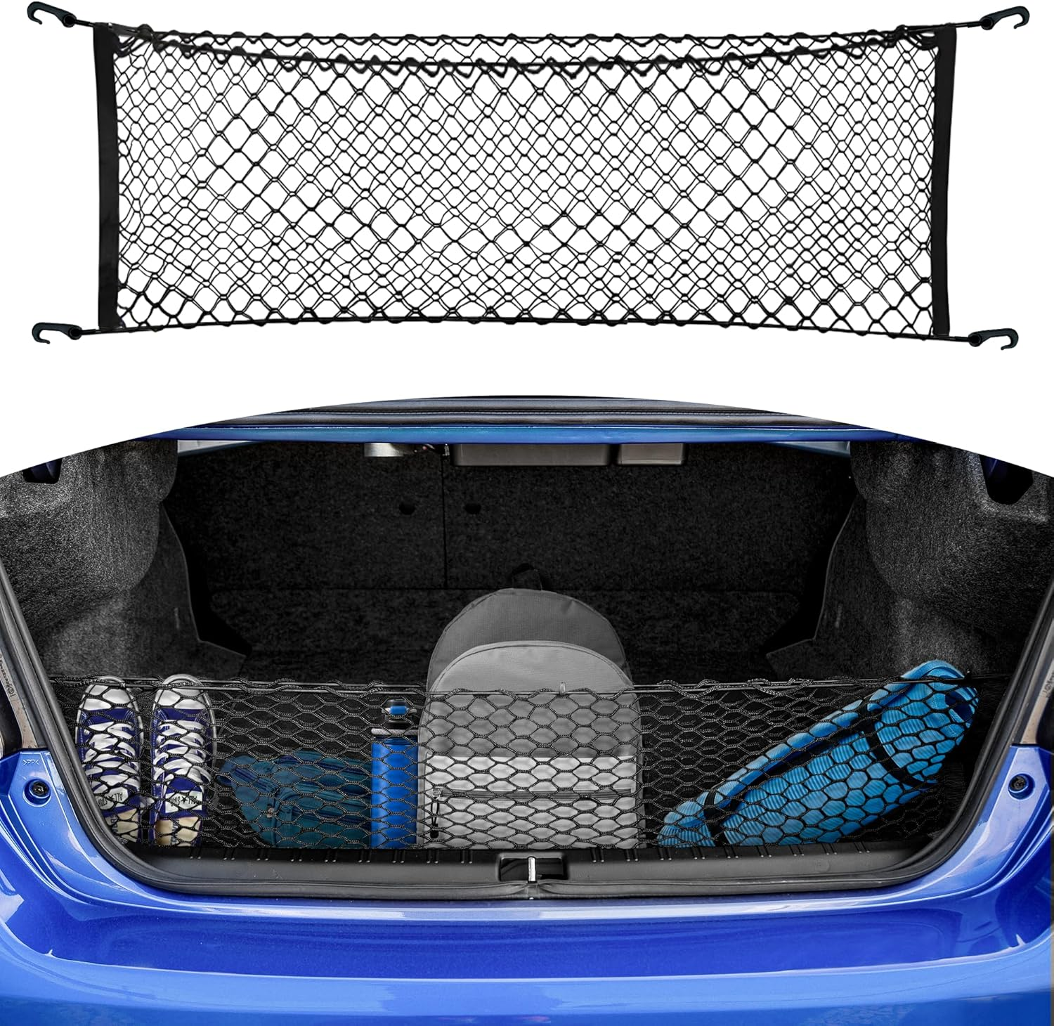 Envelope Style Trunk Cargo Net Rear for Subaru Impreza 2017-2019 Crosstrek 2018-2019 New image number 6