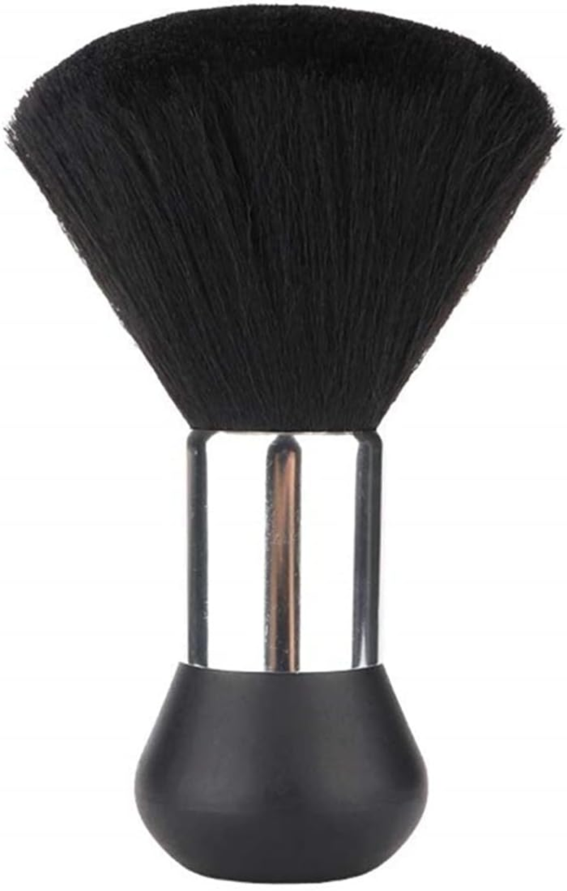 Fokmuaex Professional Salon Dust Brush for Hairdressers - Soft Nylon Bristle Brush for Neck Hair Removal, Nail & Beard Cleaning - Home Use Grooming Tool（1Pcs） image number 4