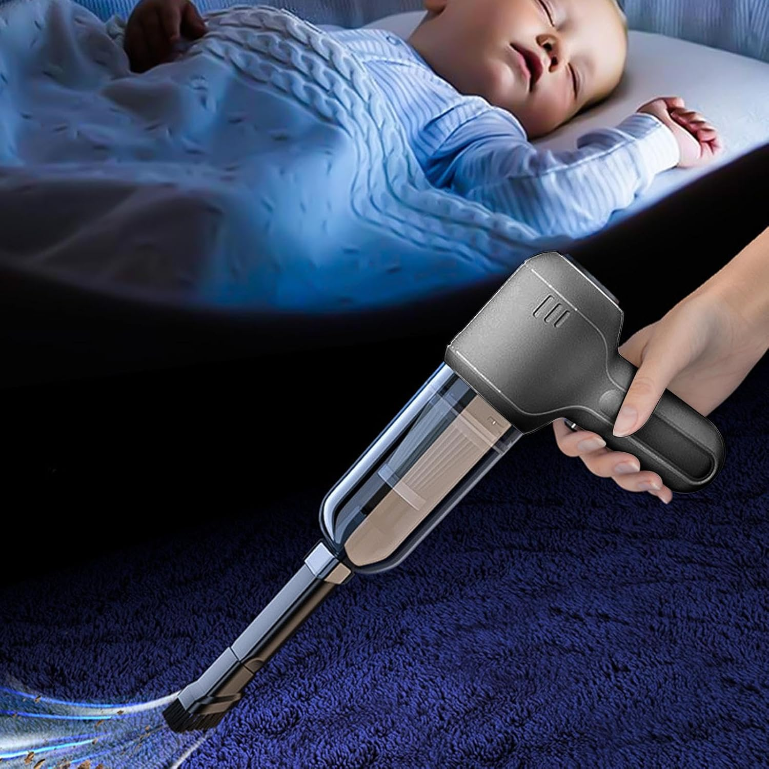 Portable Vacuum Car - Automotive Cleaning, Auto Care | Powerful Cleaning Tool for Pool Toys, Aeratelline Cushions for Car and Accumulated Flush with Vacuum Cleaner Equipment image number 5