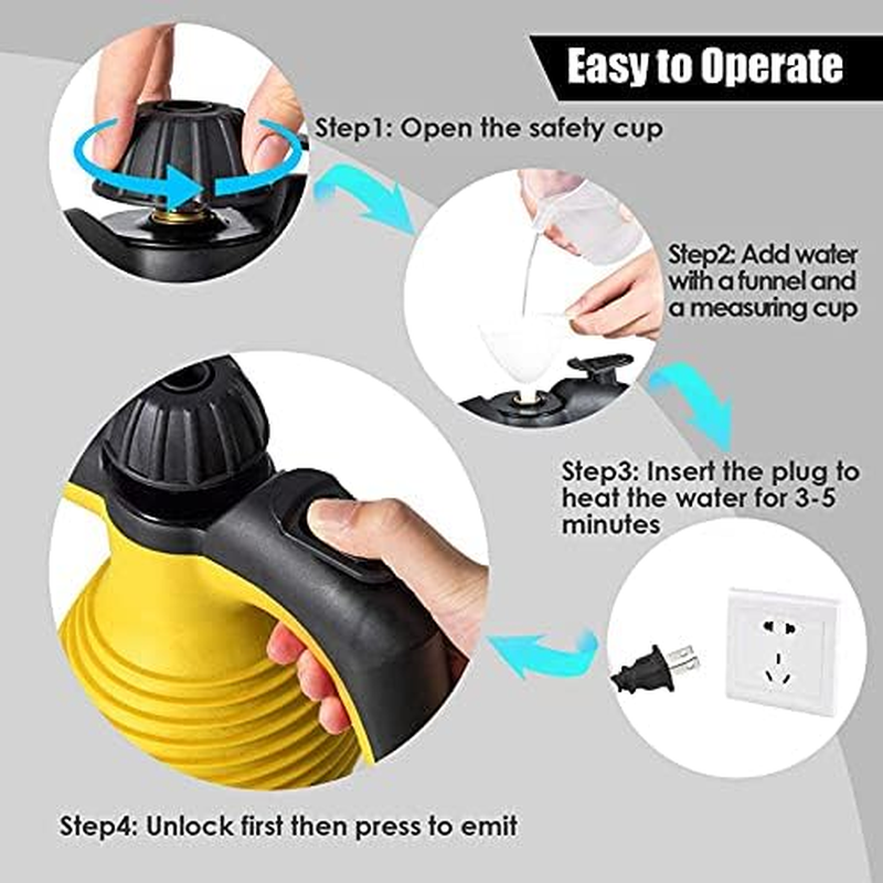 Portable Electric High Pressure Steam Cleaner Multi-Purpose Handheld Sprayer image number 3