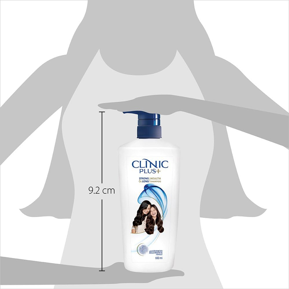 Clinic plus Strong and Long Shmpoo, 650Ml image number 3