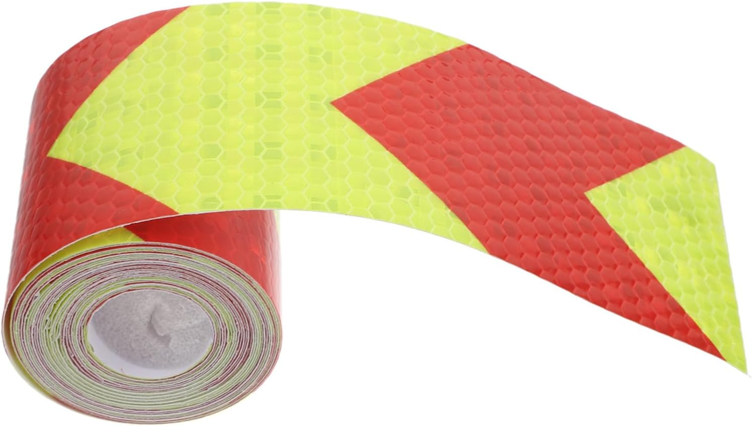 Zerodeko High Visibility Reflective Safety Tape with Arrow Design Weather Resistant Adhesive Strip for Vehicles Trailers Boats Enhanced Nighttime Visibility Caution Sticker for Road Safety image number 3