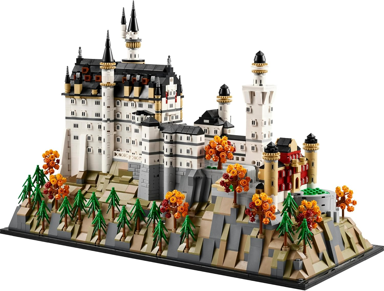 LEGO&reg; Architecture Neuschwanstein Castle (3455 Pcs) Collectible Model Kit, Building Set for Adults, Detailed Recreation of an Iconic European Landmark, Great Toy for Travel or History Lovers 21063