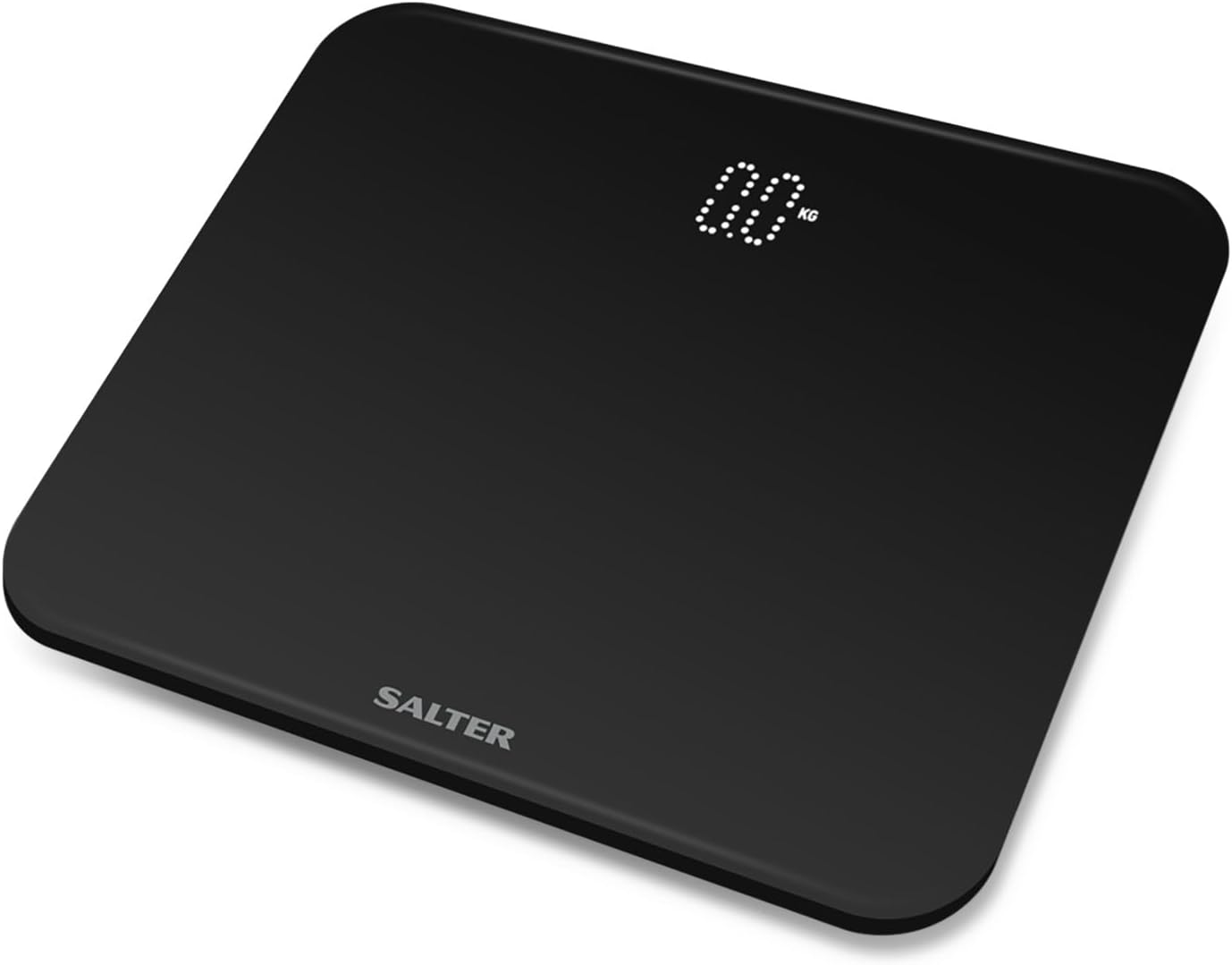 Salter Phantom Compact Bathroom Scale 180Kg, Black image number 1