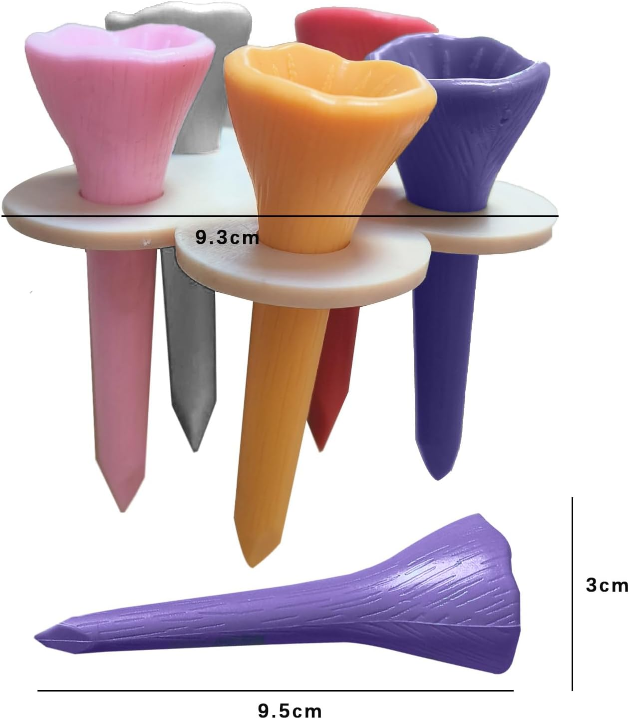 Bee Insect Drinking Cup, 10 Pieces Bee Drinking Cup, Bee Drinker, Silicone Insect Drinking Cup, Bee Drinker for the Garden image number 3