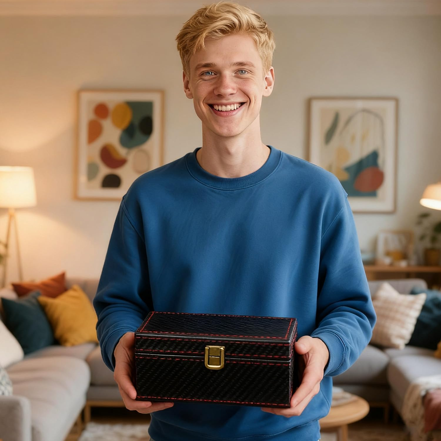 Kaoruo 2 Pack Faraday Bag & Large Faraday Box for Key Fob Protector,Keyless Entry RFID Blocking Set, Anti-Theft Signal Blocking Cages Protects Car Key with Industry Leading High Secuity Protection image number 5