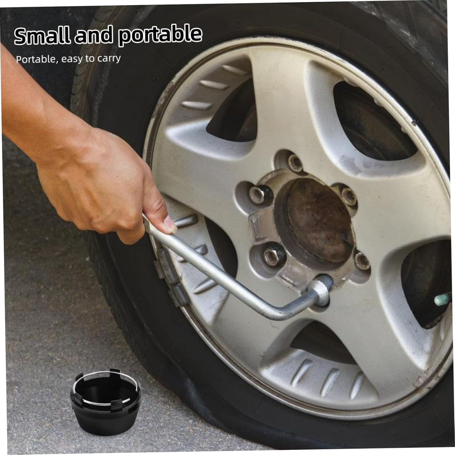 LOORGVEL 2Pcs Wheel Hub Center Caps Easy Installation Weather Resistant Covers Fit for Cars Stylish Automotive Accessory for Enhanced Vehicle Appearance image number 5