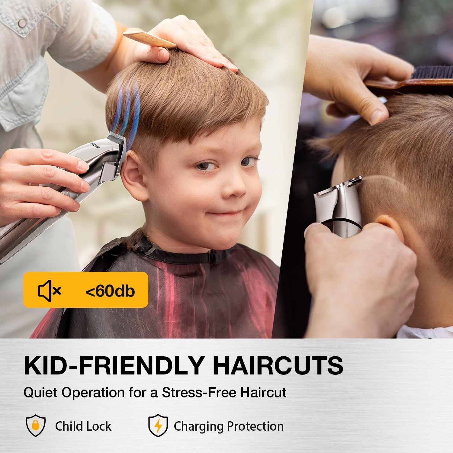 SUPRENT Hair Clippers for Men Waterproof - Professional Hair Clippers Set with T-Bladed Beard Trimmer Type-C Rechargeable, Cordless Clippers and Trimmers Set for Barbers image number 1