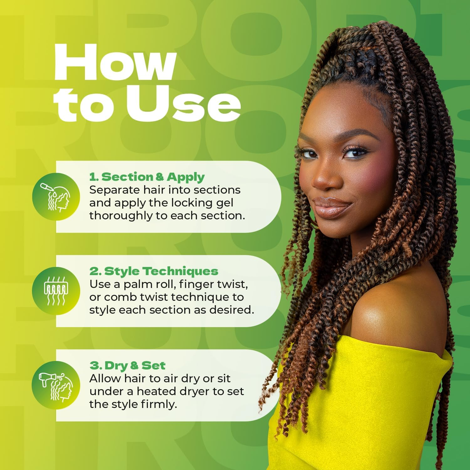 Bronner Brothers Tropical Roots Locking Gel, 6 Ounce image number 4