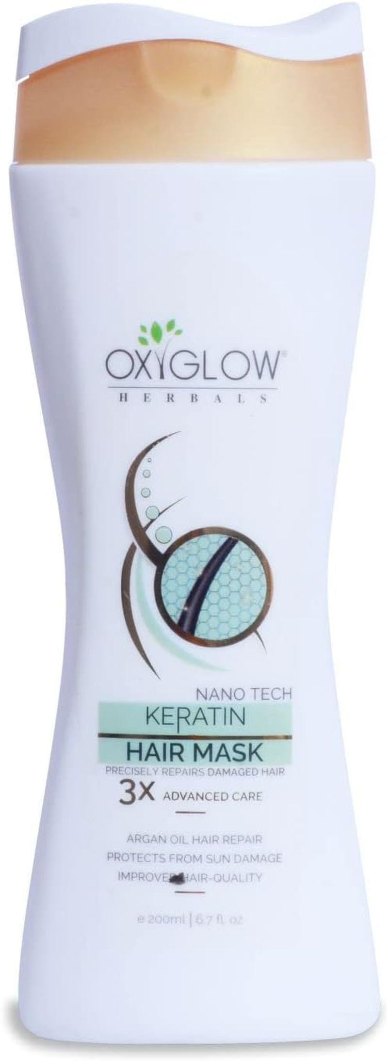 Oxyglow Keratin Hair Mask for Dry and Damaged Hair, 500 G image number 1
