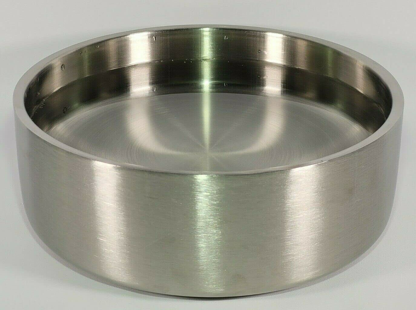 Pet Zone Feed Zone Stainless Steel Double Wall Pet Bowls with Non-Skid Bottom 2-Pack, 64 Fl Oz Each image number 5