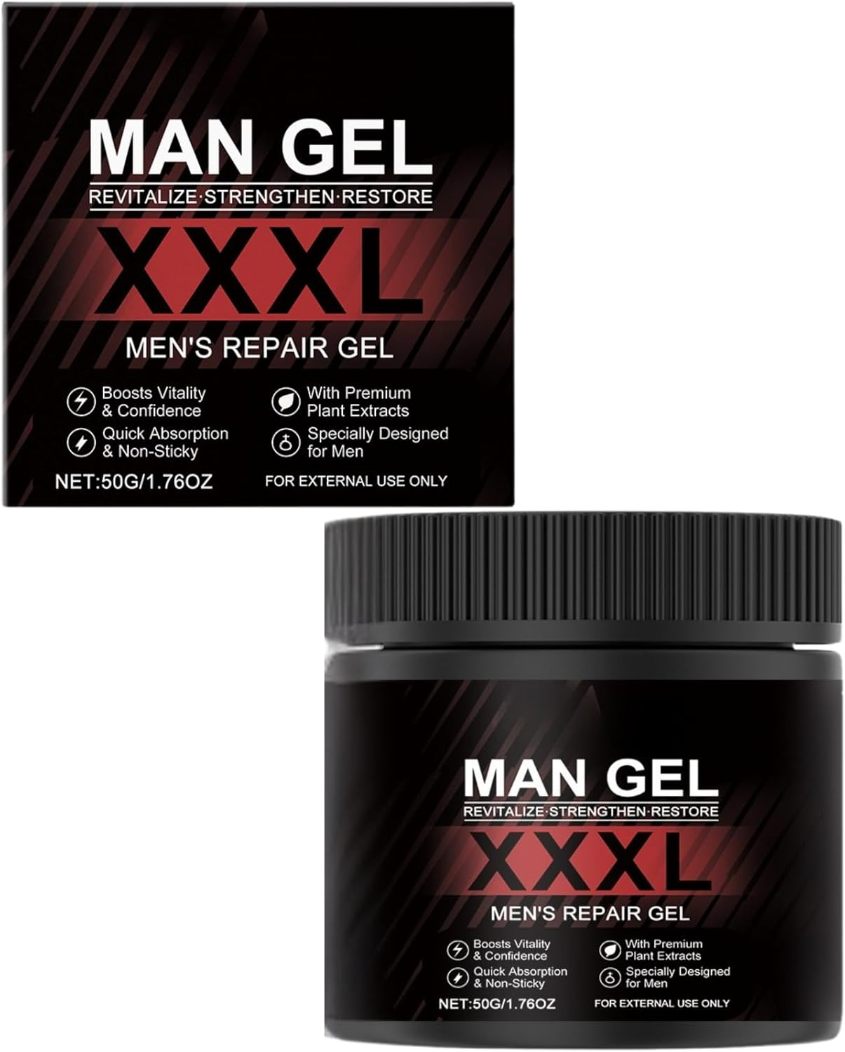 Nuvilo Male Enhancement Cream, Body Cream for Private Part, Men'S Re-Vitalize Enlargement Gel, Enhance Size and Performance - Get Bigger Thicker and Stronger (2Pcs) image number 2