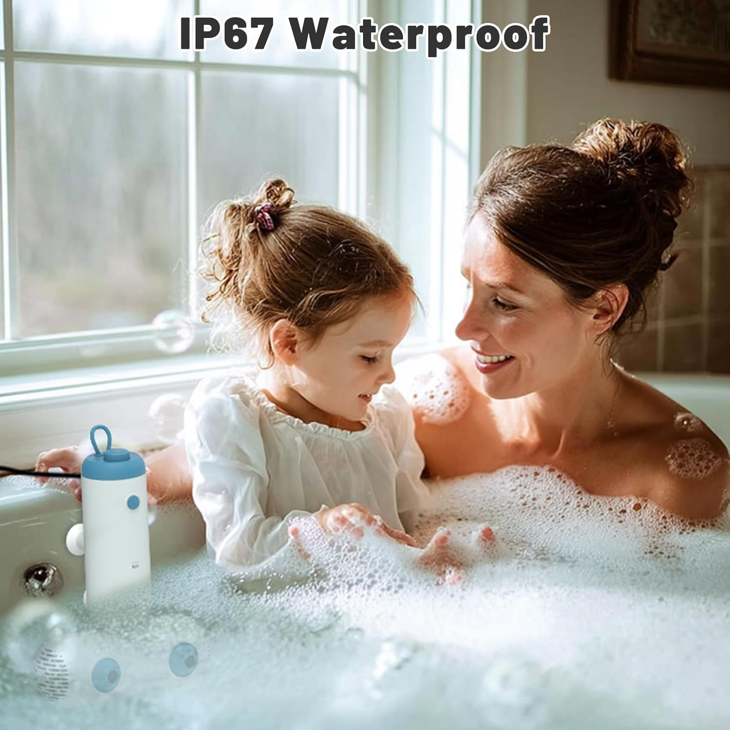 Eazy2Hd Bath Jets for Tub, Portable Bath Spa with Dual Jets for Bathtub, Bubble Bath Massage at Home Spa, Bath Accessories for Women, Men Relaxing Daily Use image number 1