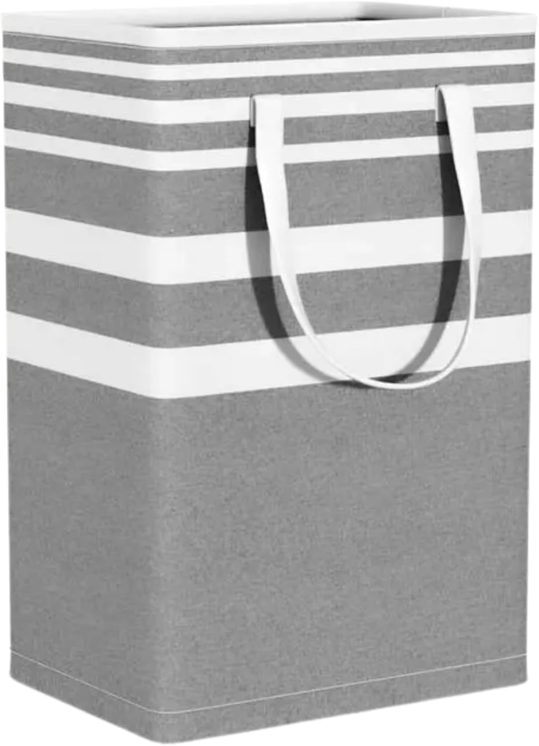 HOMARA Laundry Basket &ndash; Large Collapsible Hamper with Handles | Foldable & Waterproof Clothes Organizer for Home, Bedroom, Dorms & Travel &ndash; Gray image number 5