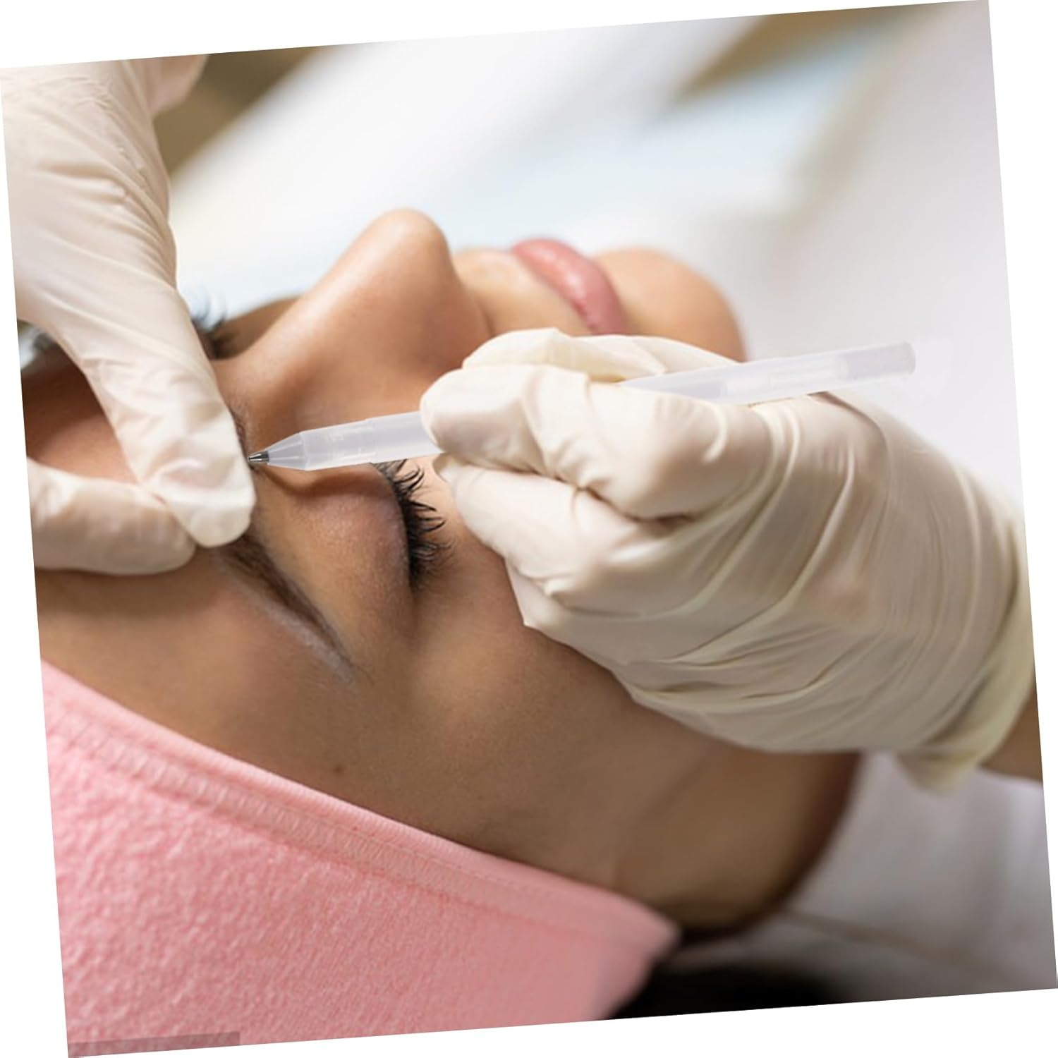 OATIPHO 5Pcs Microblading Pen Eyebrow Contouring Pen Brow Mapping Tone Markers image number 4