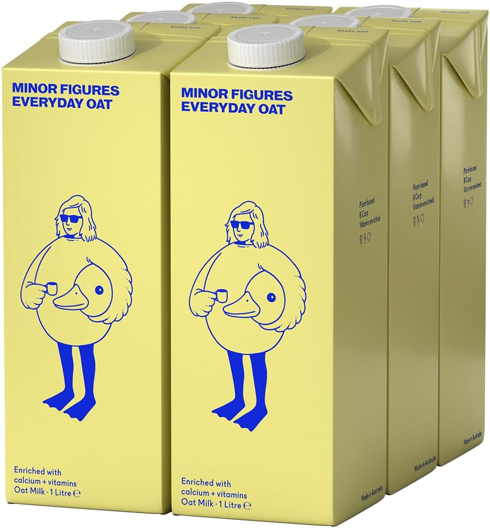 Minor Figures Everyday Oat &ndash; Oat Milk Fortified with Vitamins & Minerals &ndash; No Added Sugar &ndash; Made in Australia &ndash; Plant-Based &ndash; Vegan &ndash; Long Life(6X1L) image number 3