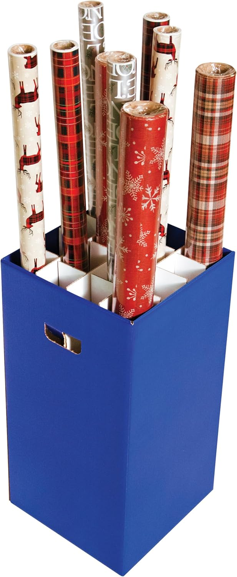 Classroom Keepers Poster & Roll Storage, Blue, 24" H X 12-1/4"W X 12-1/4"D, 1 Piece image number 5