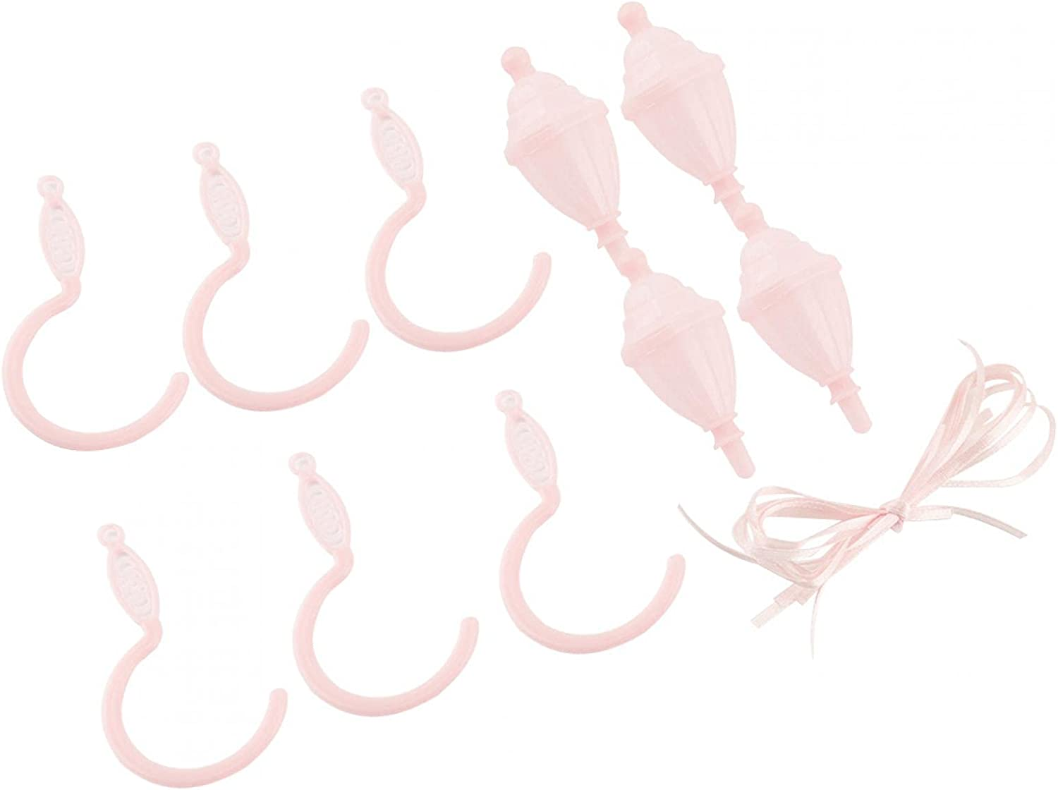 4 Corner Post Mosquito Net, Princess Bed Canopy, Breathable Bed Curtain Full Queen Size Bedroom Decoration #20 (150 * 200 * 200-Pink) - 20 image number 6