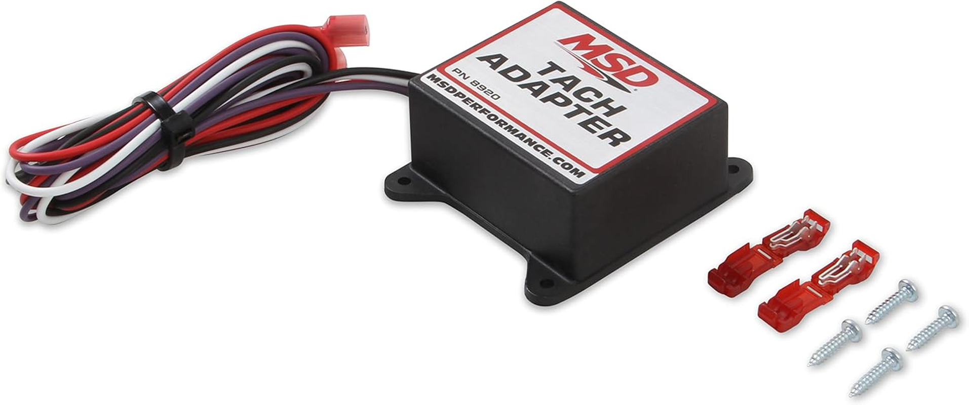 MSD 8920 Magnetic Pickup Tachometer Adapter, Black