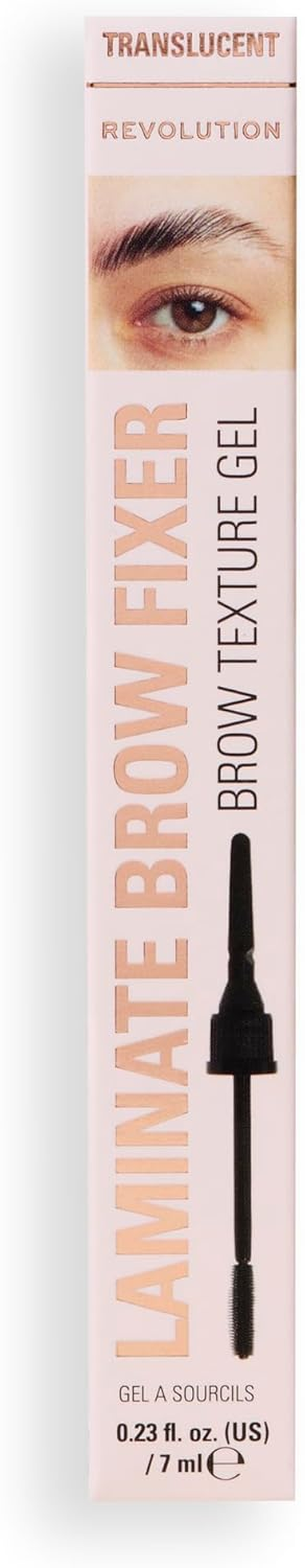 Revolution, Laminate Brow Gel Fixer, Eyebrow Lamination, Shapes, Sculpts & Sets for Strong Hold with Hyaluronic Acid & Peptides, Vegan & Cruelty-Free, Clear, 0.23 Oz image number 5