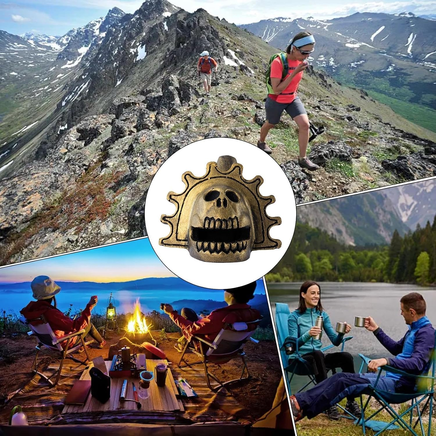 Loud Human Screaming Whistle, Aztec Death Whistle, Creative Aztec Death Whistle, Aztec Ceremonial Whistle, Ancient Aztec Whistle, Aztec Sound Whistle for Aztec Scream Whistle image number 5