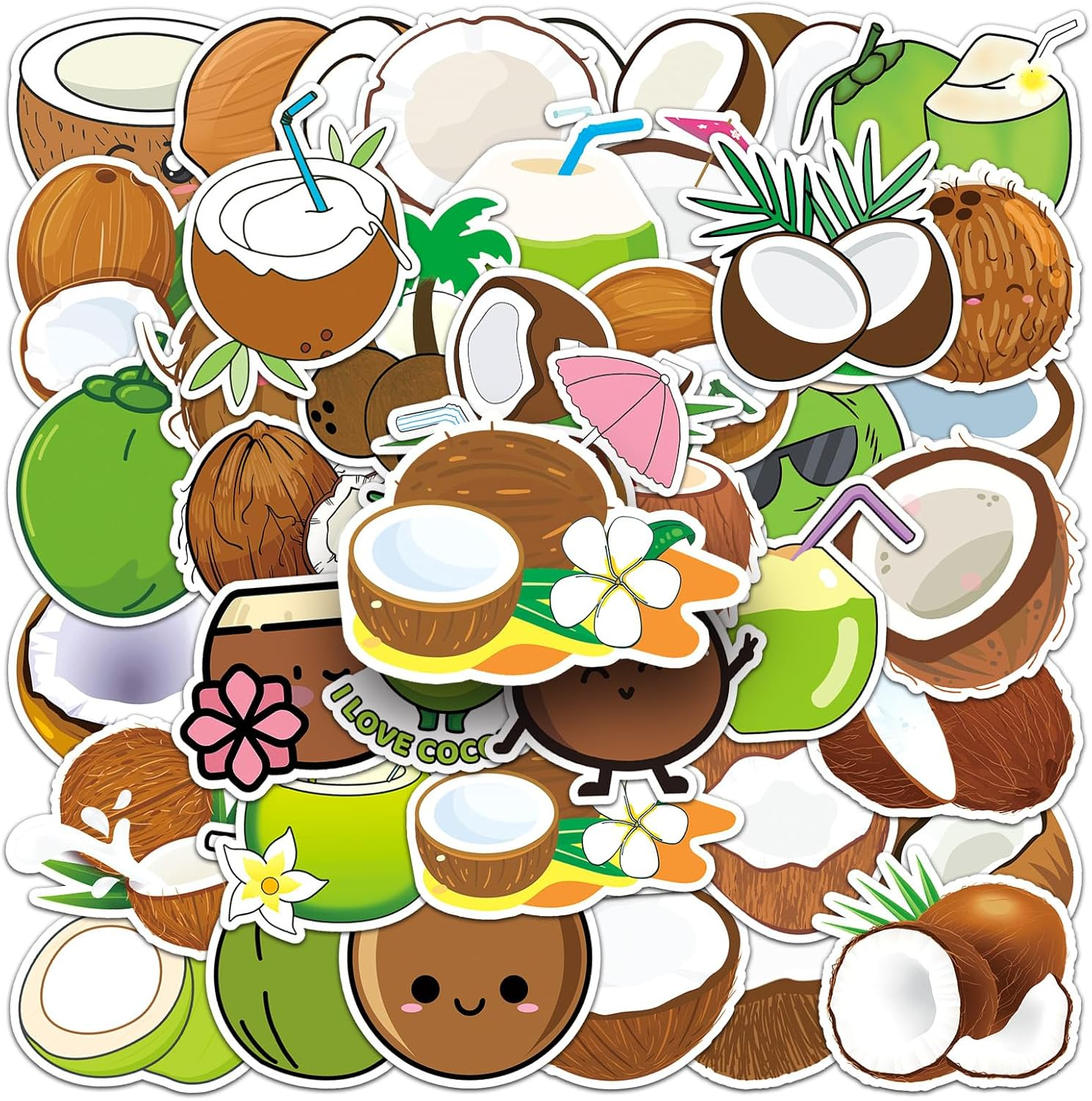 Cartoon Owl Stickers,50 PCS Cartoon Owl Graffiti Vinyl Waterproof Decals for Water Bottles Computer Bicycle Skateboard Luggage Phone Pad Laptop Kids Teens Stickers Pack