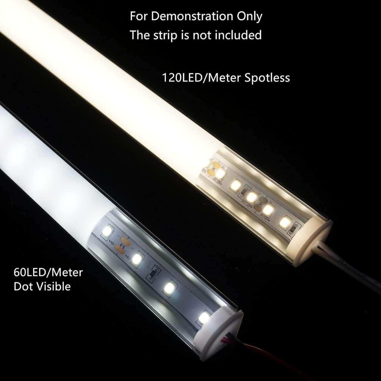 20 PCS X 1M U Style LED Aluminium Channel Profile Holder for LED Strip Light 1M Bar Lamp image number 4