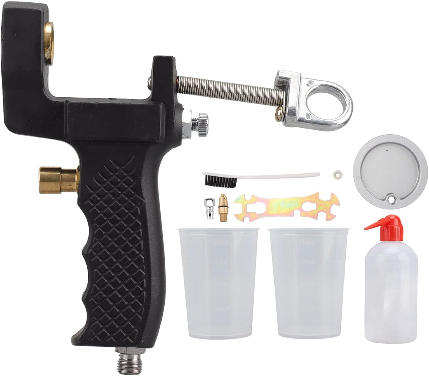 Resin Spray Gun, High Toughness 1000Ml Plastic Cup Alloy Steel Gelcoat Spray Gun image number 5