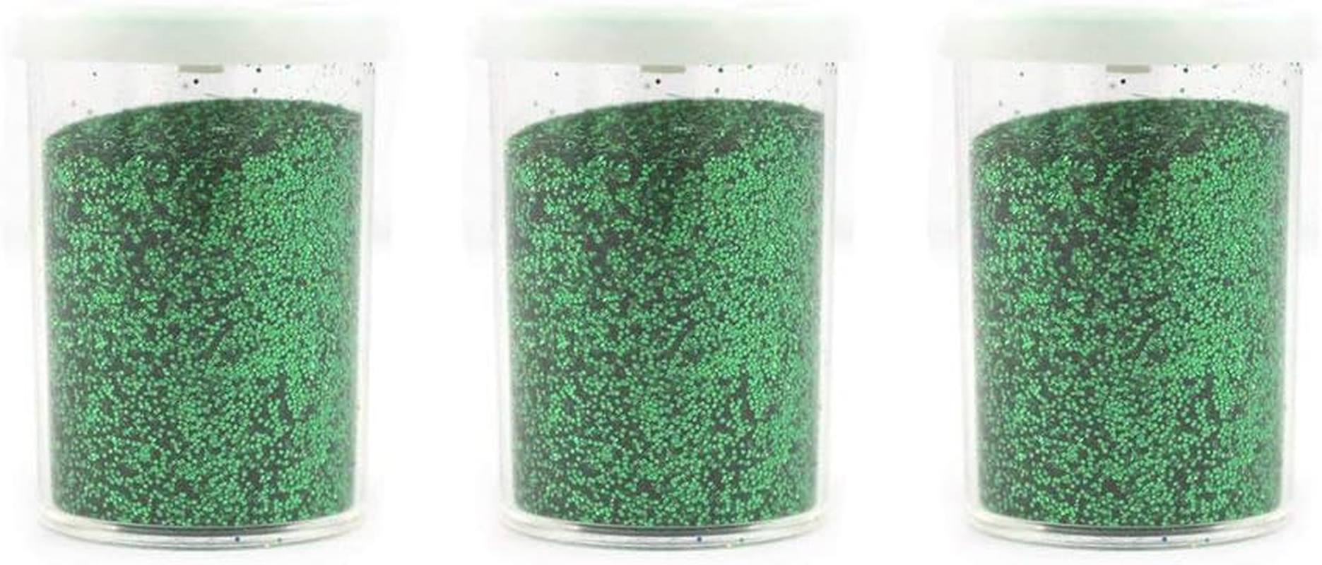 3 X Extra Fine Glitter - 20G (Green) - Black image number 2