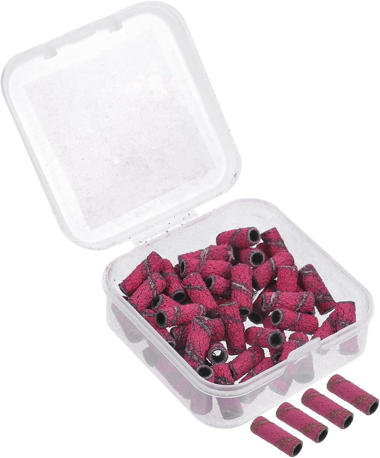 MUSISALY 50Pcs Mini Nail Sanding Bands for Nail Drill Compact Material for Manicure image number 5