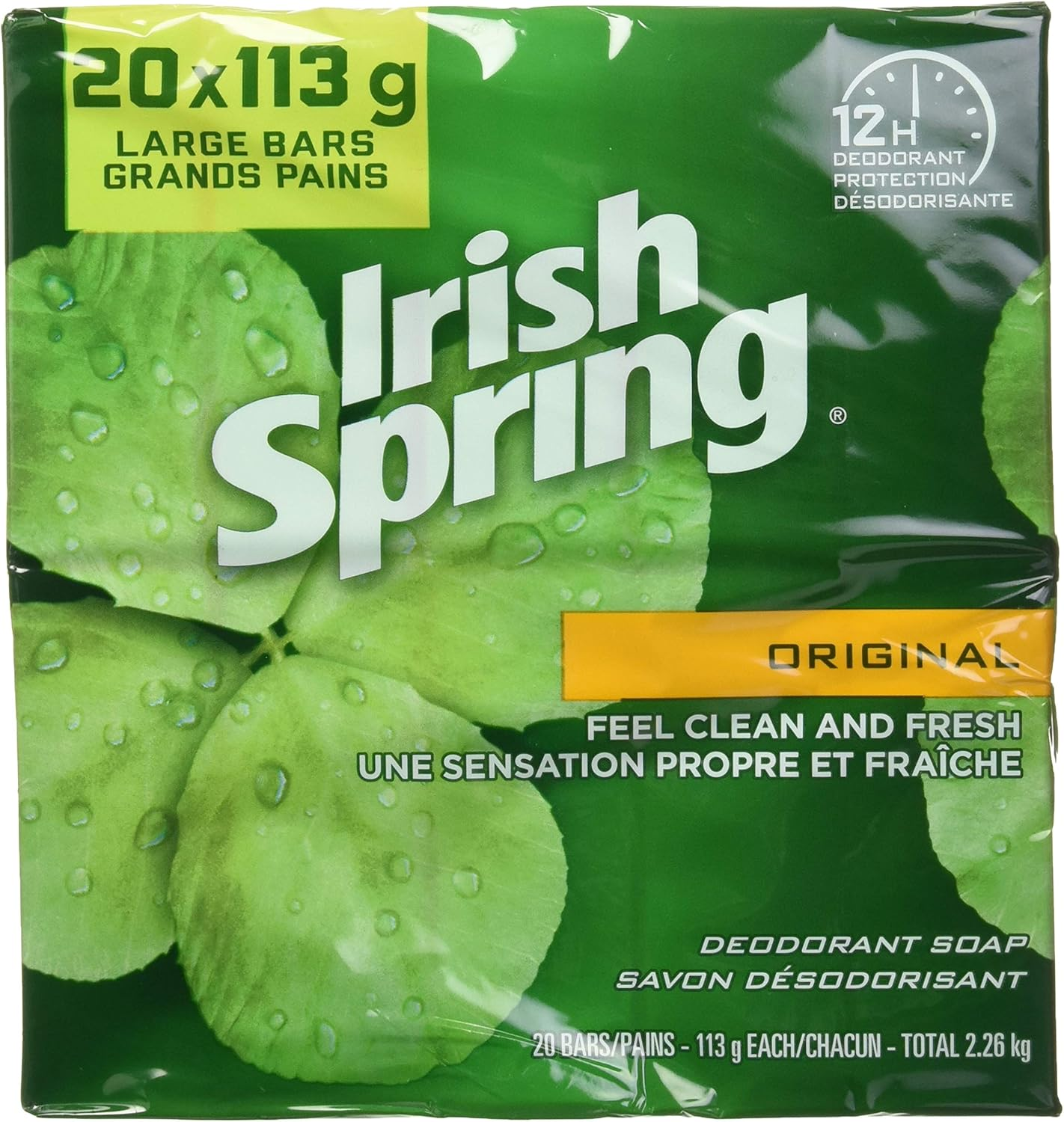 Irish Spring Deodorant Soap Original Scent - 20 Ct image number 1