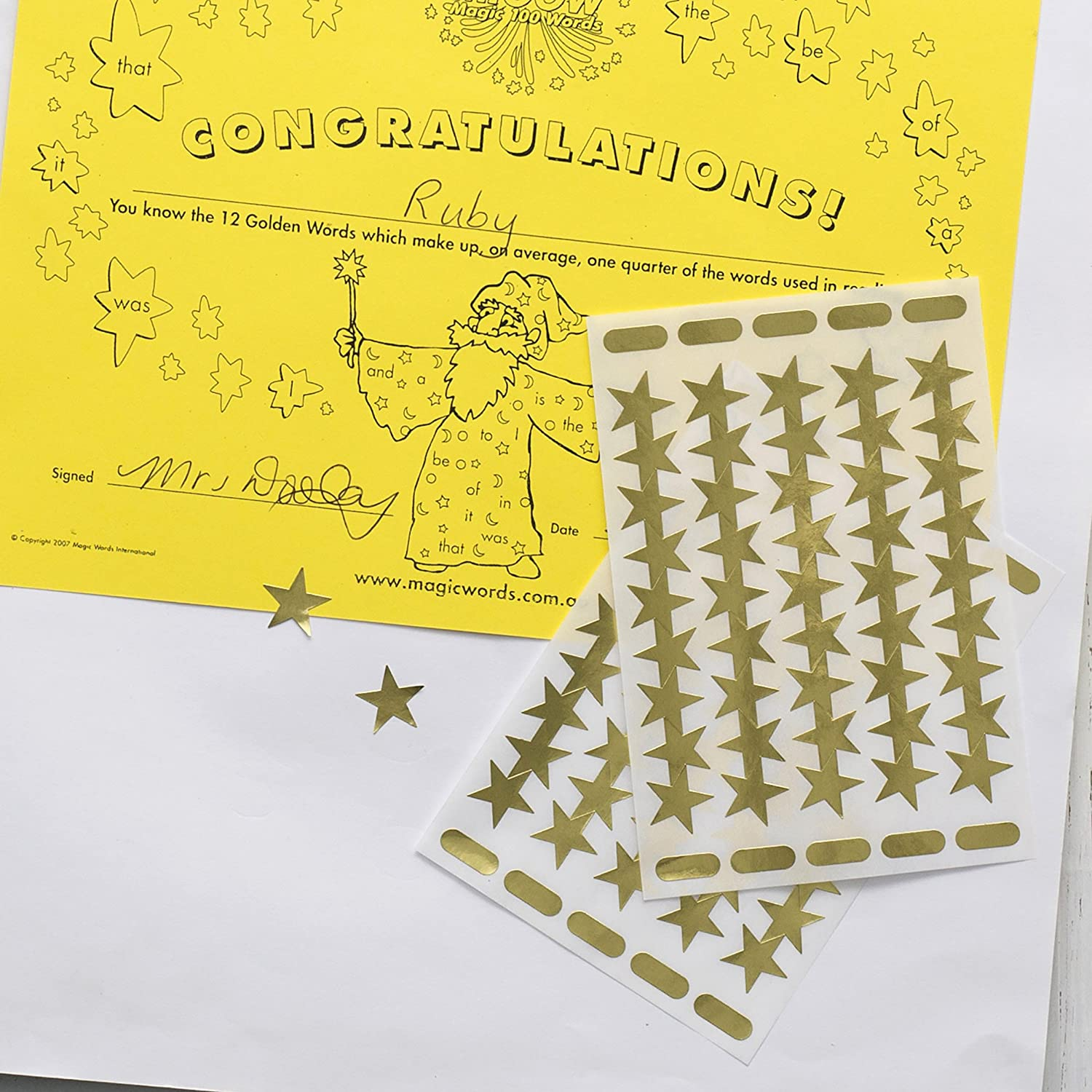 Avery Gold Star Stickers, Gold, 14 Mm, 90 Labels (932350)