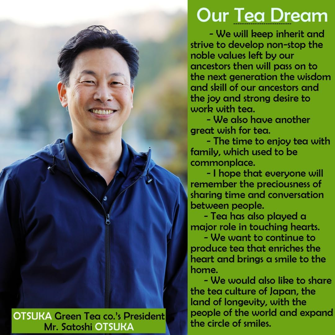 Otsuka Green Tea Co- Japanese Houjicha Powder Roasted Green Tea (Large - 100G) image number 4