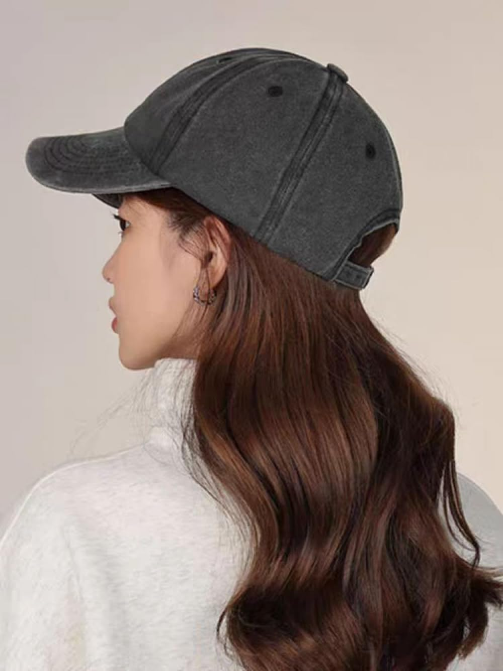 2PCS Parent-Child Hat Mother Child Daughter Son Baby Family Hat Retro Baseball Cap Adjustable Fashion Snap Cap Unisex Style Headwear image number 4