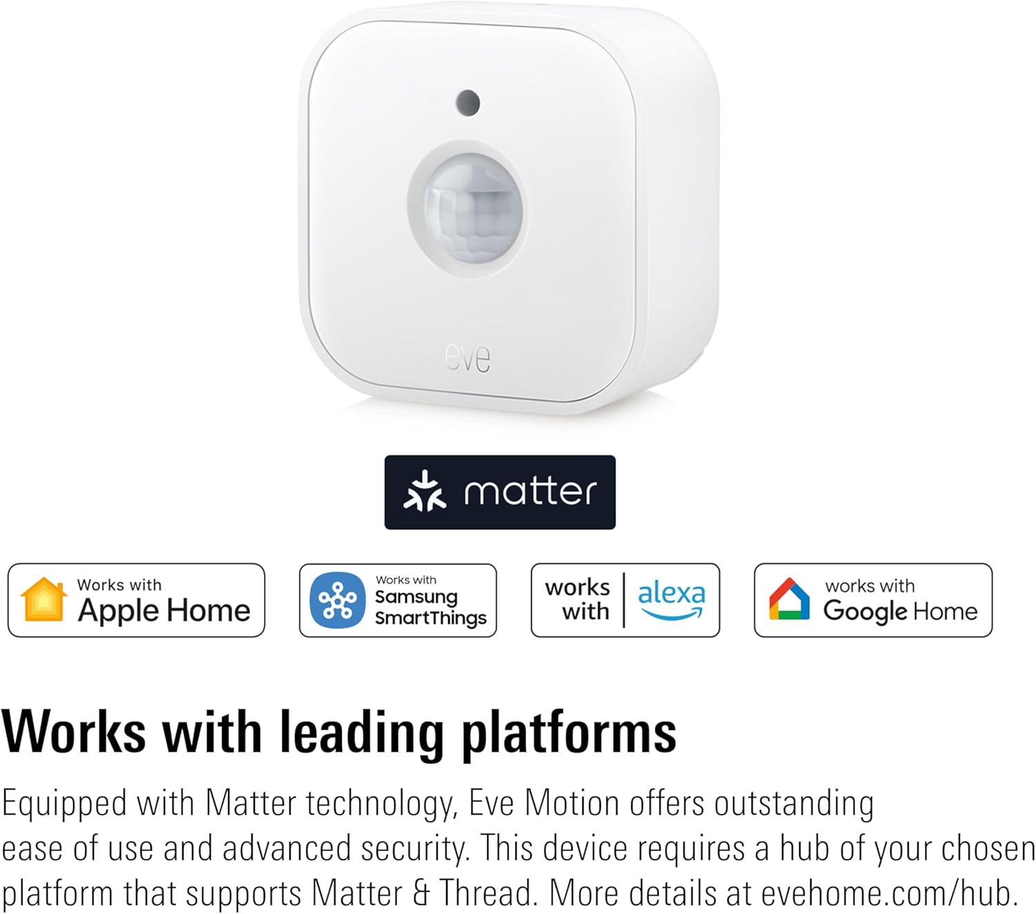 Smart Outdoor Security Set - Eve Outdoor Cam (Apple Home) & Eve Motion (Matter) - Requires Thread Border Router image number 3