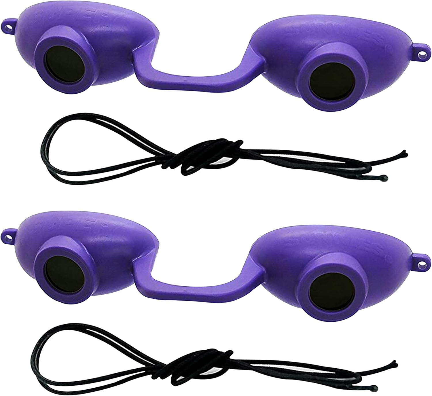 2 Pack EVO FLEX Sunnies Flexible Tanning Bed Goggles Eye Protection UV Glasses - Coral Random image number 5