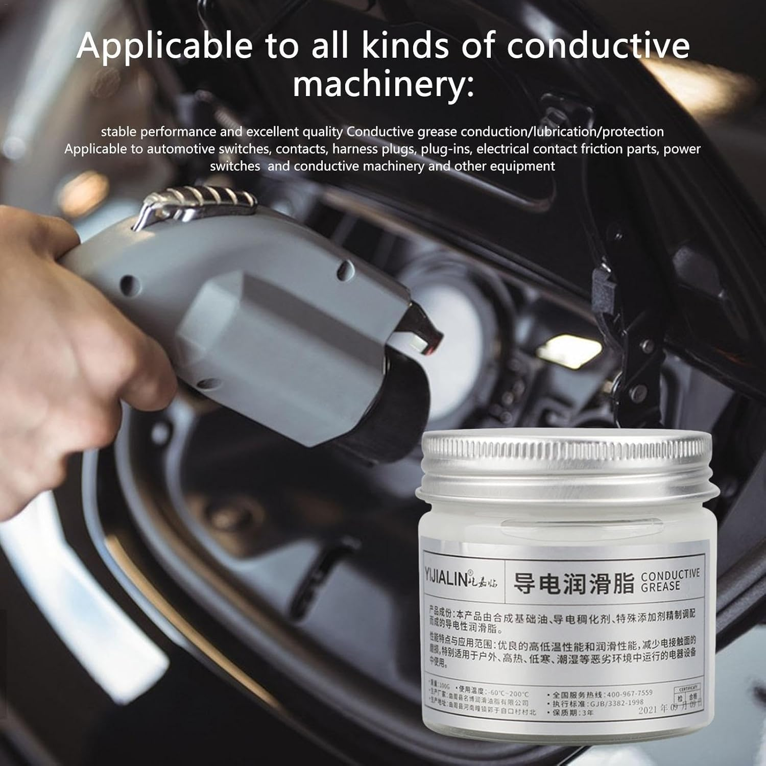 Conductive Grease - Electrical Conductive Paste |100G Grease & Lubrication for a Variety of Power | Automotive Equipment, Household Appliances & Power ES. Achieve Maximum Conductivity image number 6