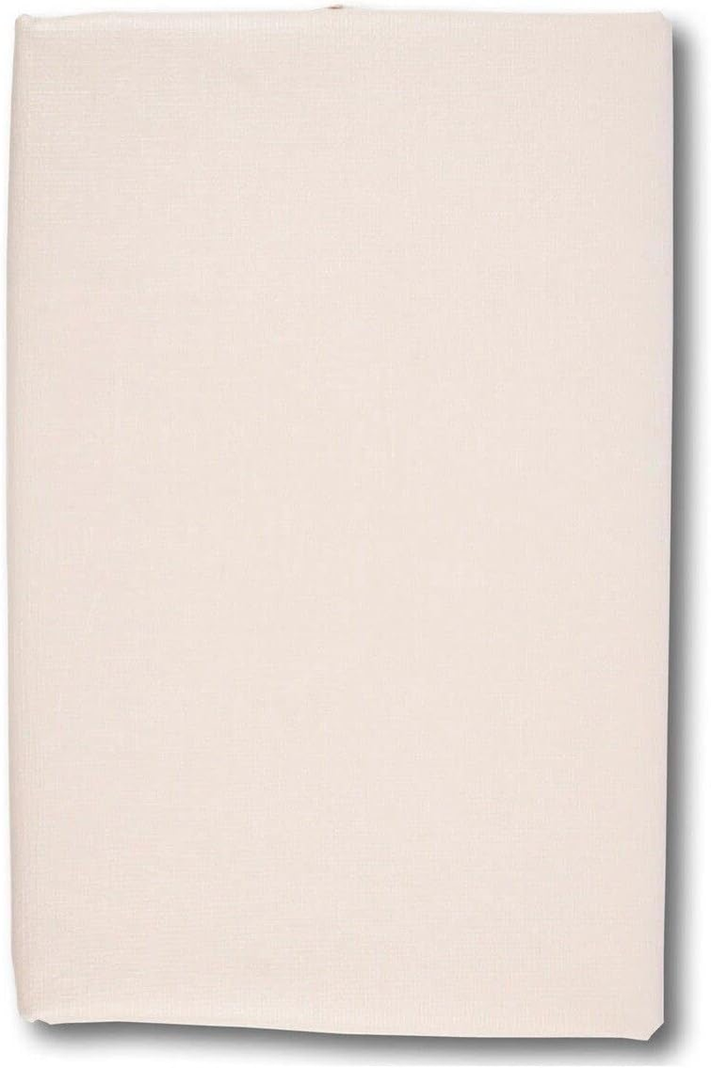 Table Cloth Home Master Flannel Waterproof Plain Colour 130 X 225Cm off White image number 1