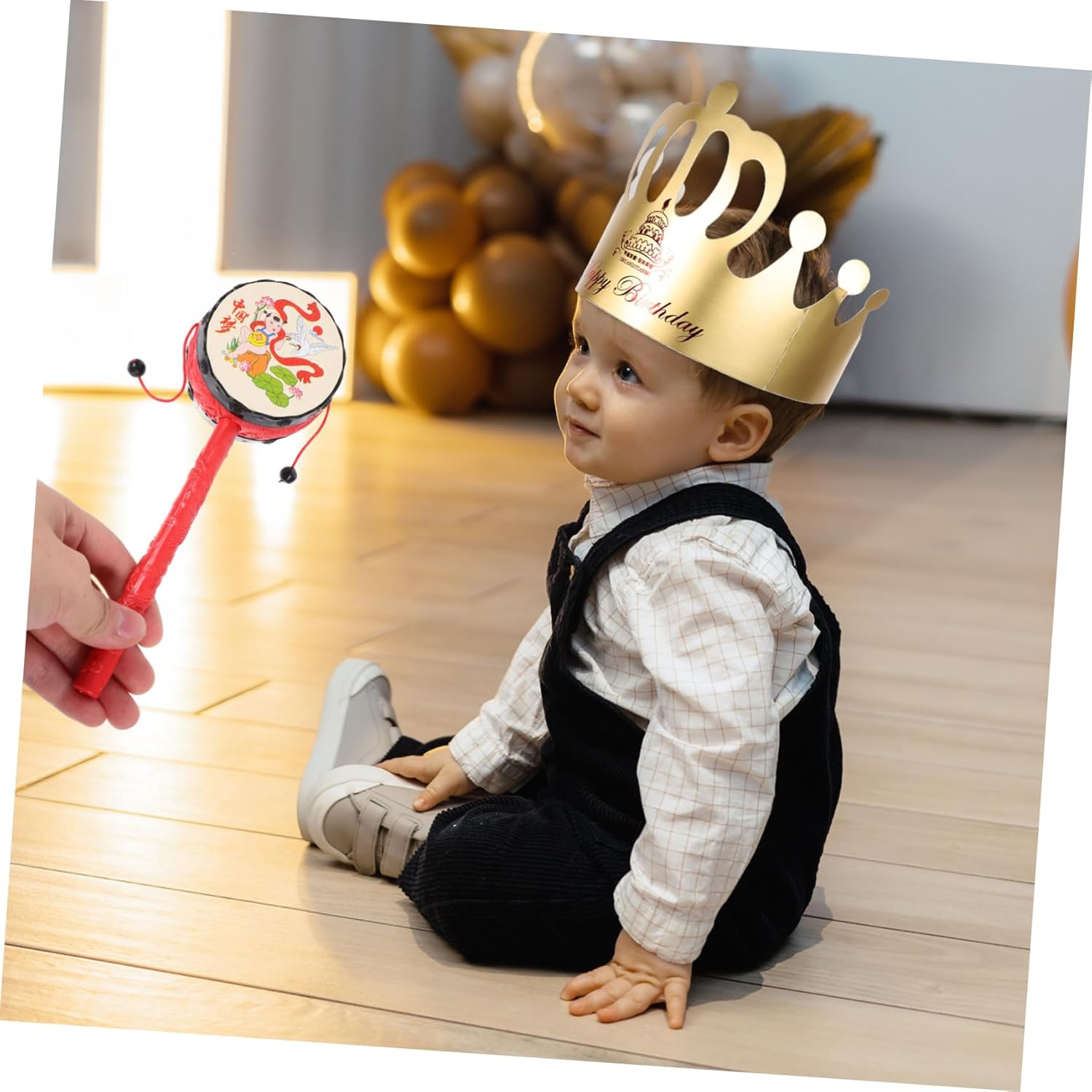 PRETYZOOM 1 Set Chinese Elements Birthday Set for Home Decor and Play for First Birthday Celebration Vintage and Creative Design image number 6