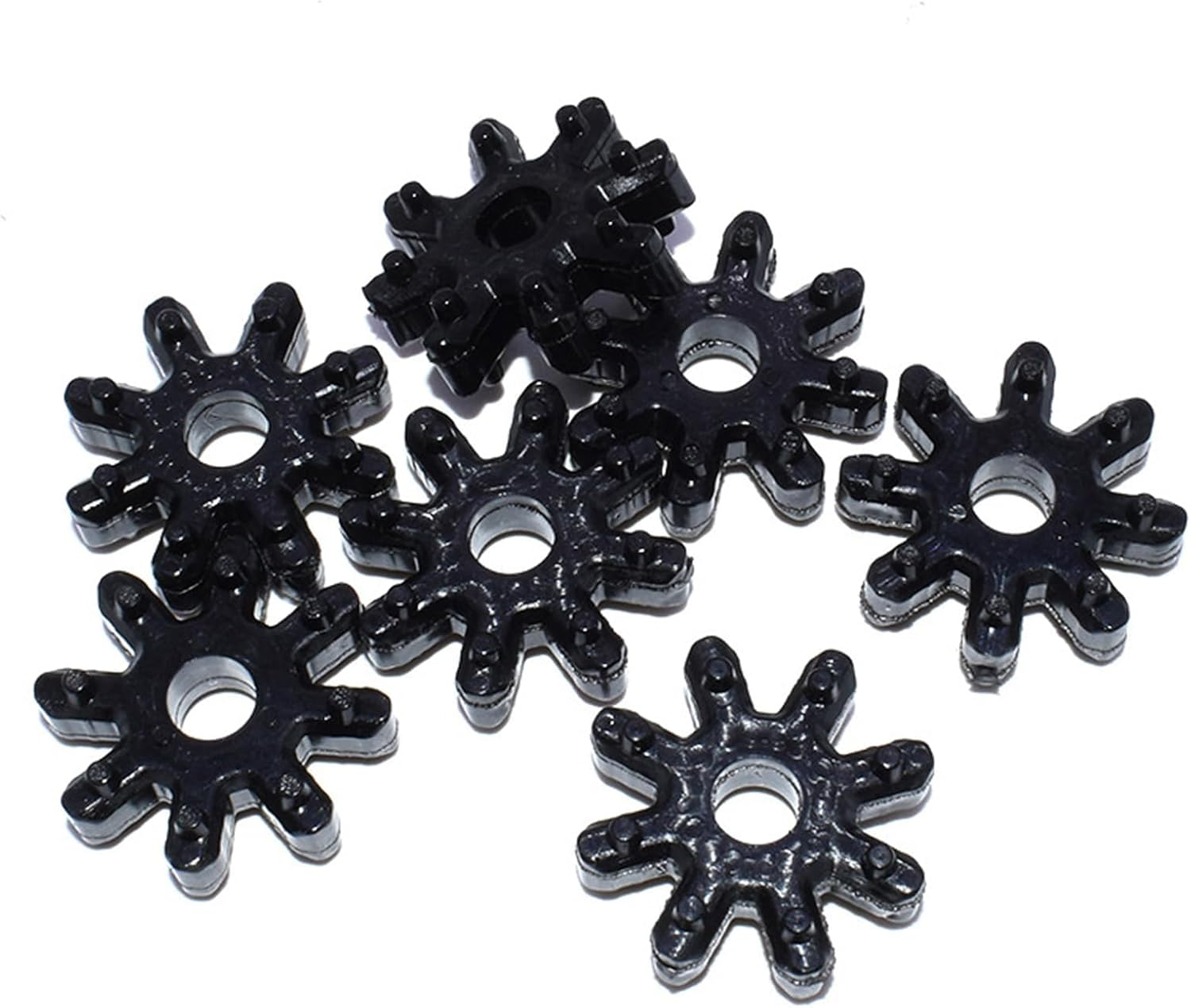 2 PCS 56315-2K000FFF Flexible Steering Coupler Replacement, Automotive Power Steering Coupler, Plastic Steering Coupling Steering Column, Compatible with Hyundai Kia (Black)