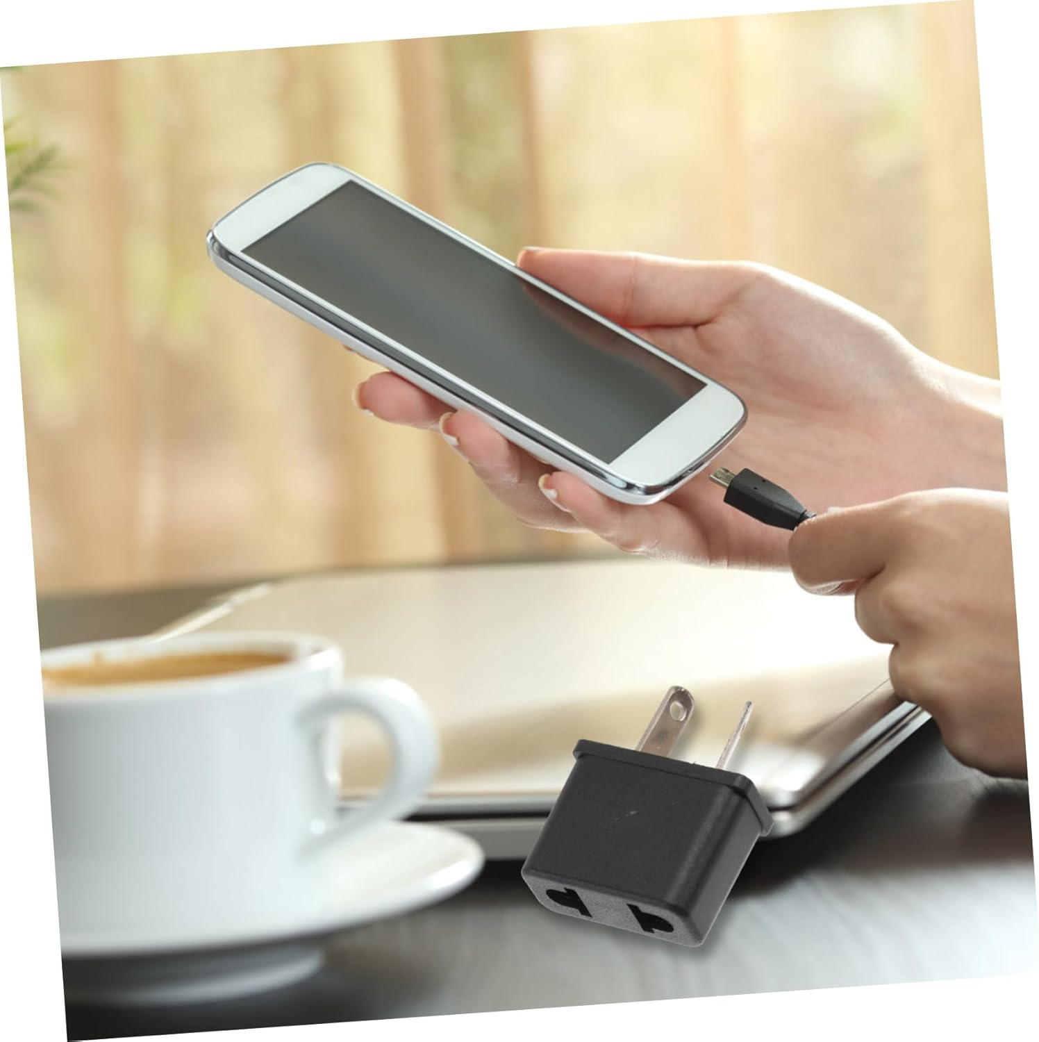 Gadpiparty Australia to America Travel Adapter 10A 250V Power Converter Flame Resistant Plug for International Travel Compatible Devices image number 3