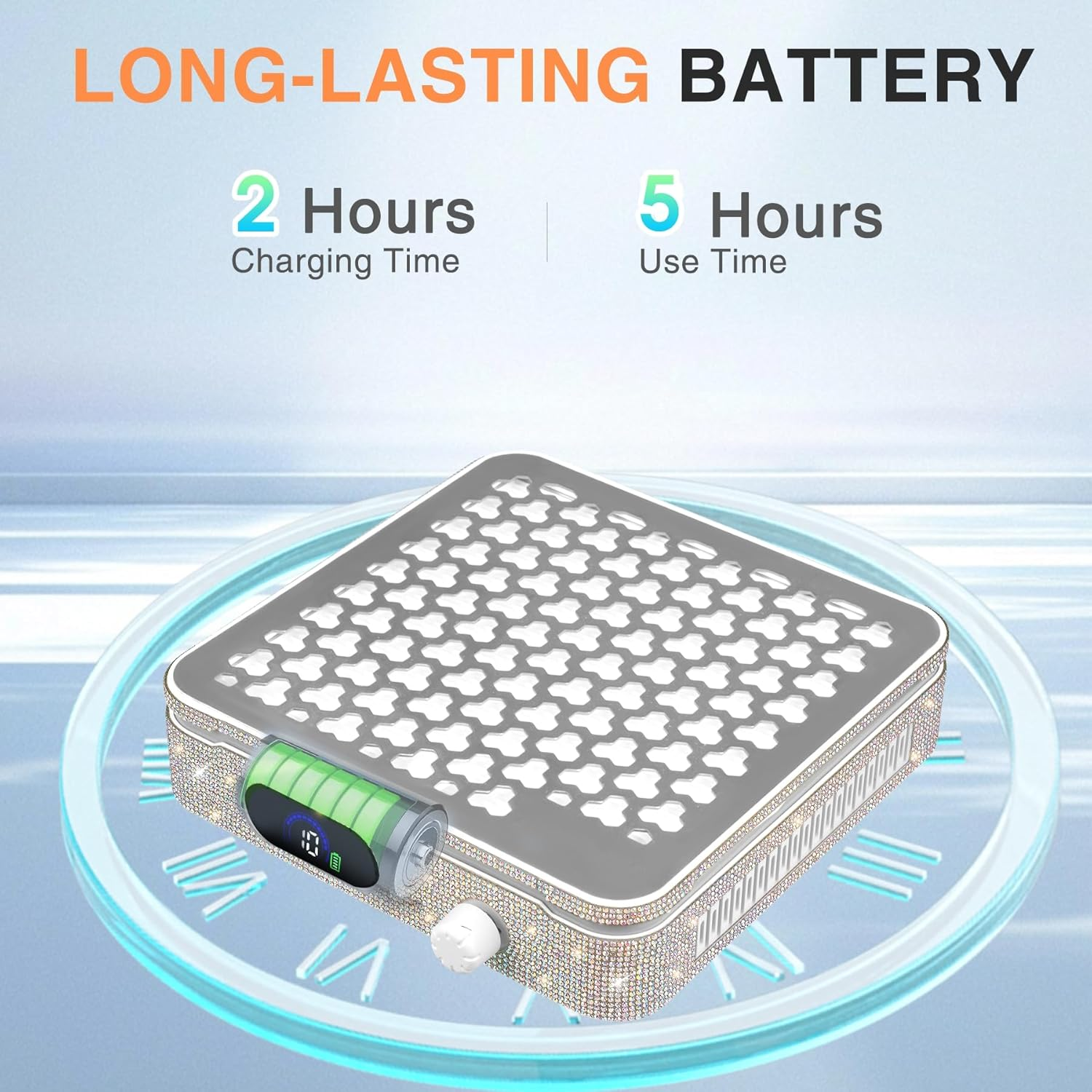 IMENE Nail Dust Collector for Nail Tech, Powerful Nail Vacuum Cleaner image number 1