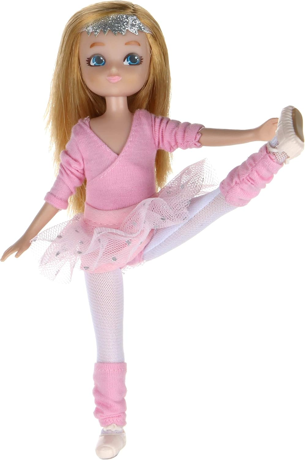 LOTTIE Ballet Class Doll &ndash; 7.5'' Ballerina Doll for Kids Age 3+ with Blonde Hair, Pink Tutu, Wraparound Cardigan, Ballet Shoes, Headband & Leg Warmers &ndash; Dance-Themed Doll Playset image number 6