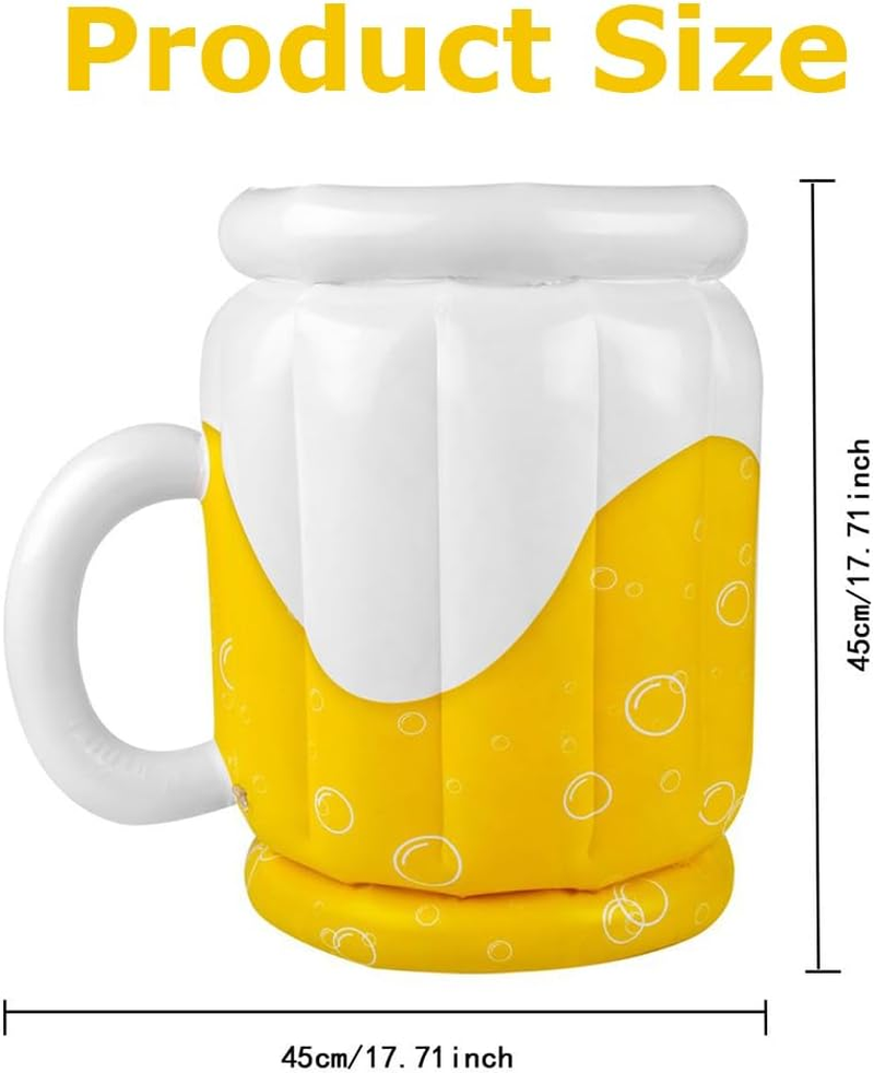 2Pcs Inflated Beer Cooler, Inflatable Ice Bucket,Cold Drink Container,Portable Drinks Chiller, Collapsible Thermos Barrel, Ice Refrigeration Box,For Camping, Party, Travel image number 4