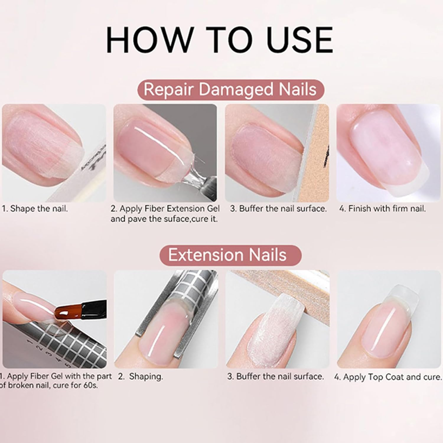 Lmyit Broken Nail Repair | Instant Cracked Nail Repair Gel,Strengthening Protective Long Lasting 15Ml Thickener for Home Adults Maintenance Women Beauty Travel Manicure Restore Protection Girls image number 6